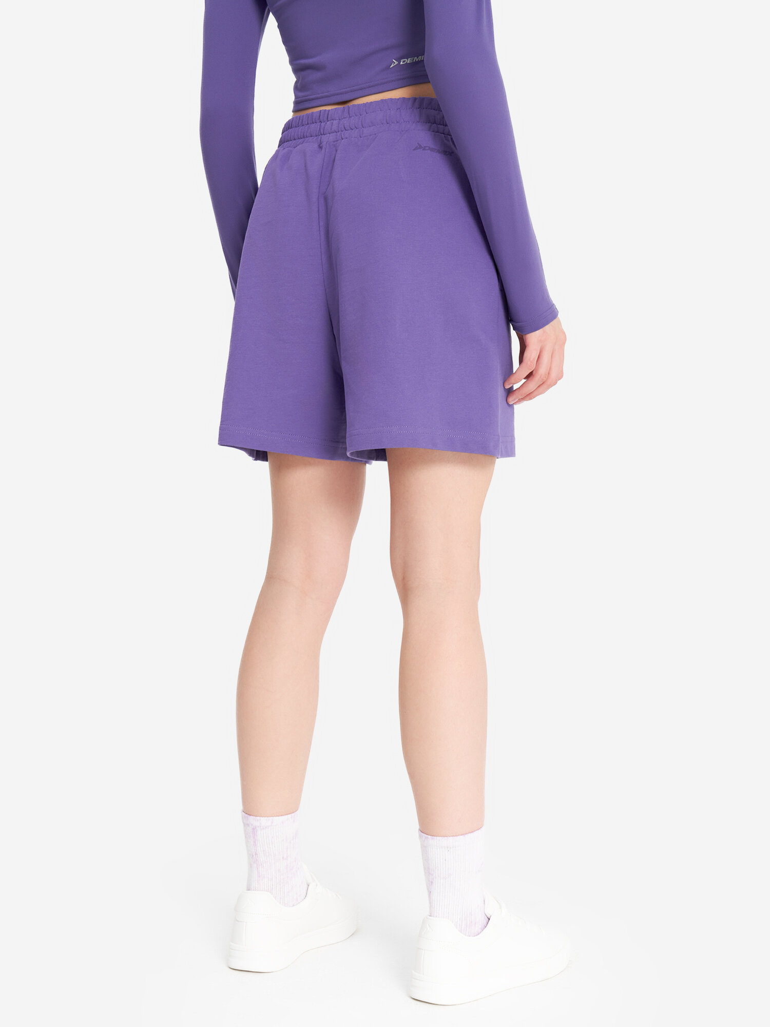 Шорты спортивные Demix, размер 46-48, фиолетовый — фото 1