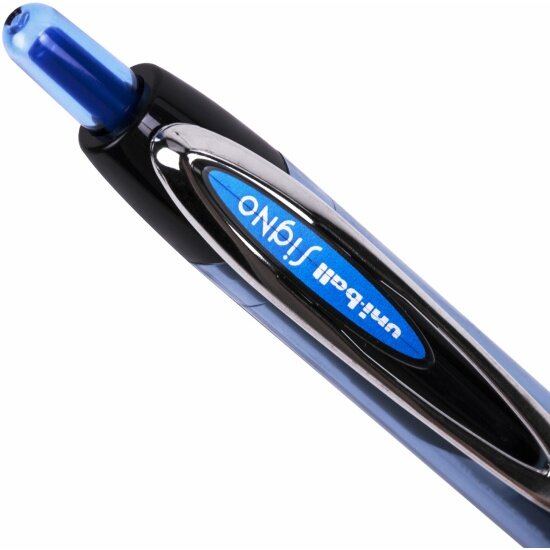 Ручка Uni Mitsubishi Pencil Signo UMN-207, гелевая, автоматическая, синяя, 0.7 мм — фото 1