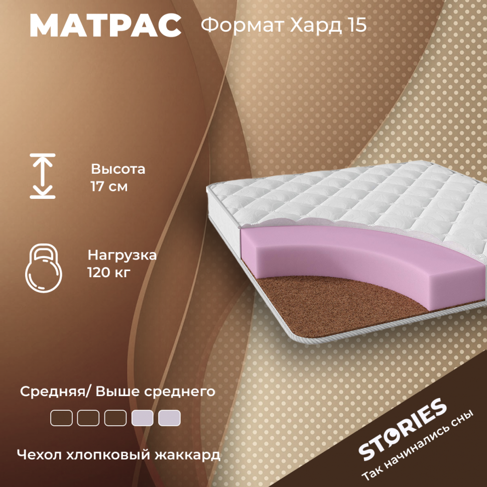 Матрас Stories Формат Хард 15 (110 / 185)