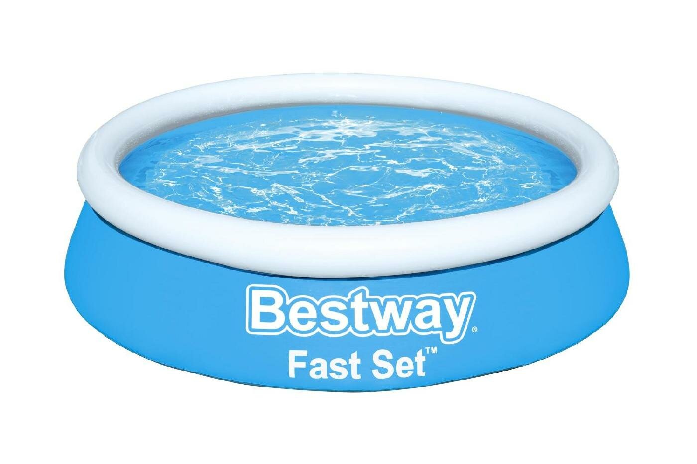 Бассейн с надувным бортом Bestway Fast Set размер 183х51 см 57392