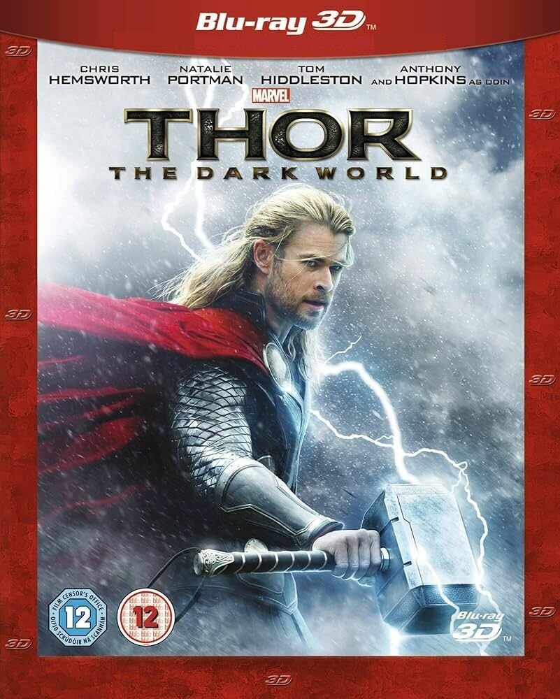 3D Тор 2: Царство тьмы (2013) Киновселенная MARVEL Blu-ray 50Gb (блю-рей)
