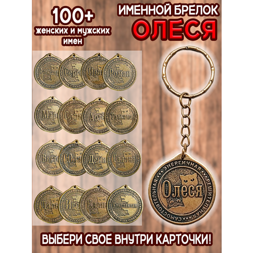 фото Брелок оптимабизнес, золотой