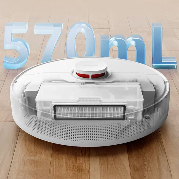 Робот-пылеcос Dreame F9 PRO - моющий, LiDAR-навигация, 2500 Pa, до 150 мин, картирование, управление через Wi-Fi и голос — фото 1