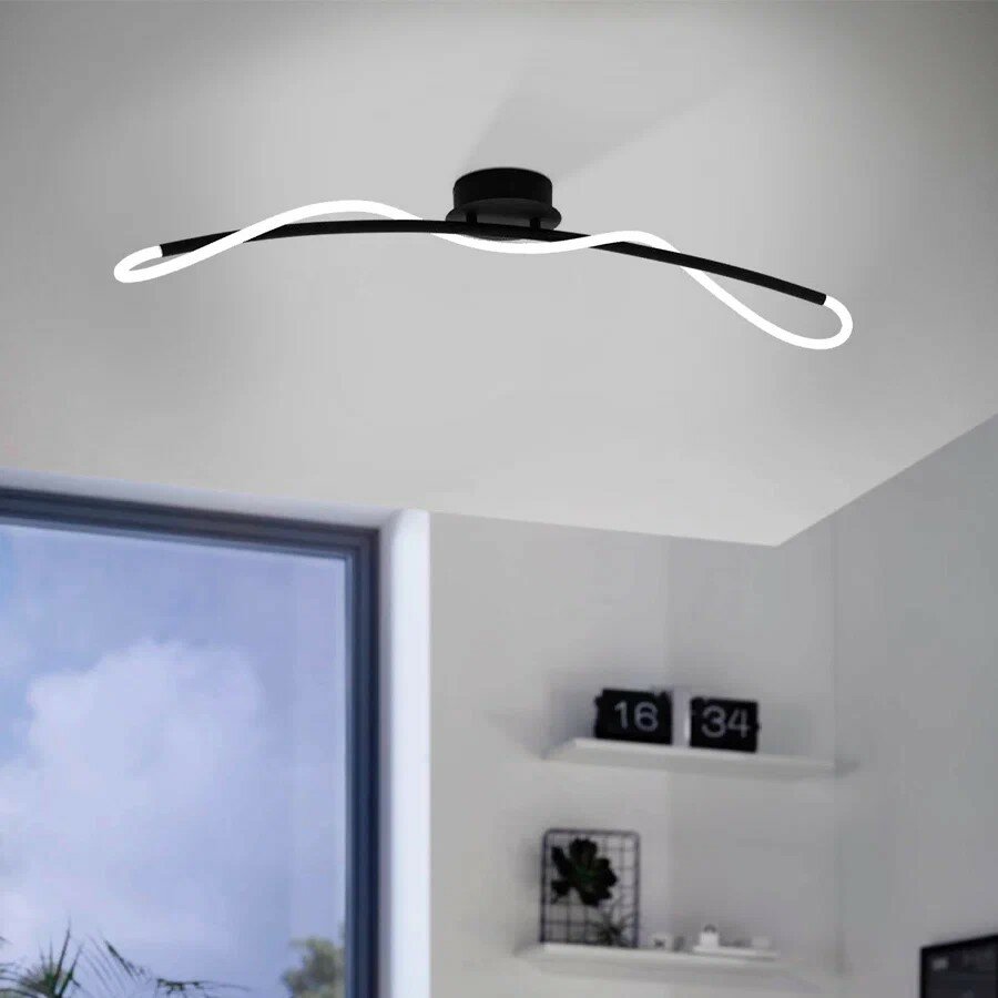 Потолочный светильник EGLO Egidonella, 20Вт, 3000К, IP20, LED, черный/белый