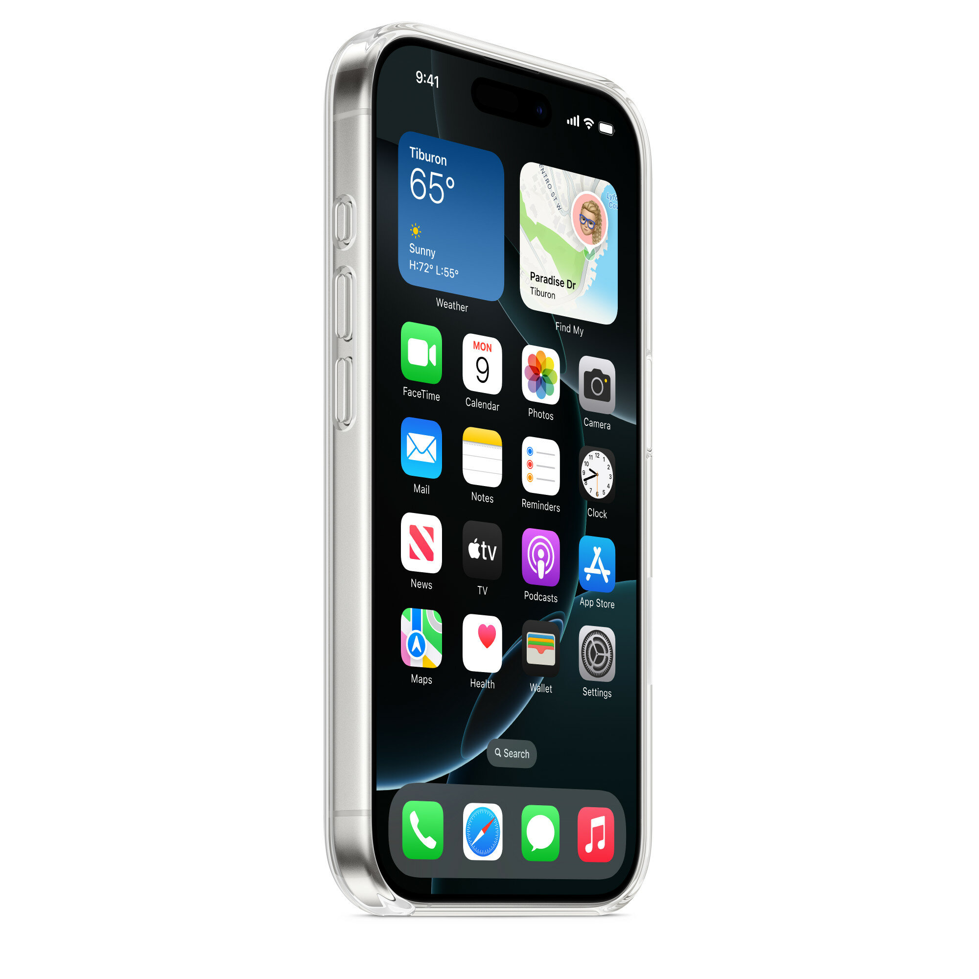 Чехол Apple iPhone 16 Pro Clear Case with MagSafe - Clear Case, прозрачный (поликарбонат)