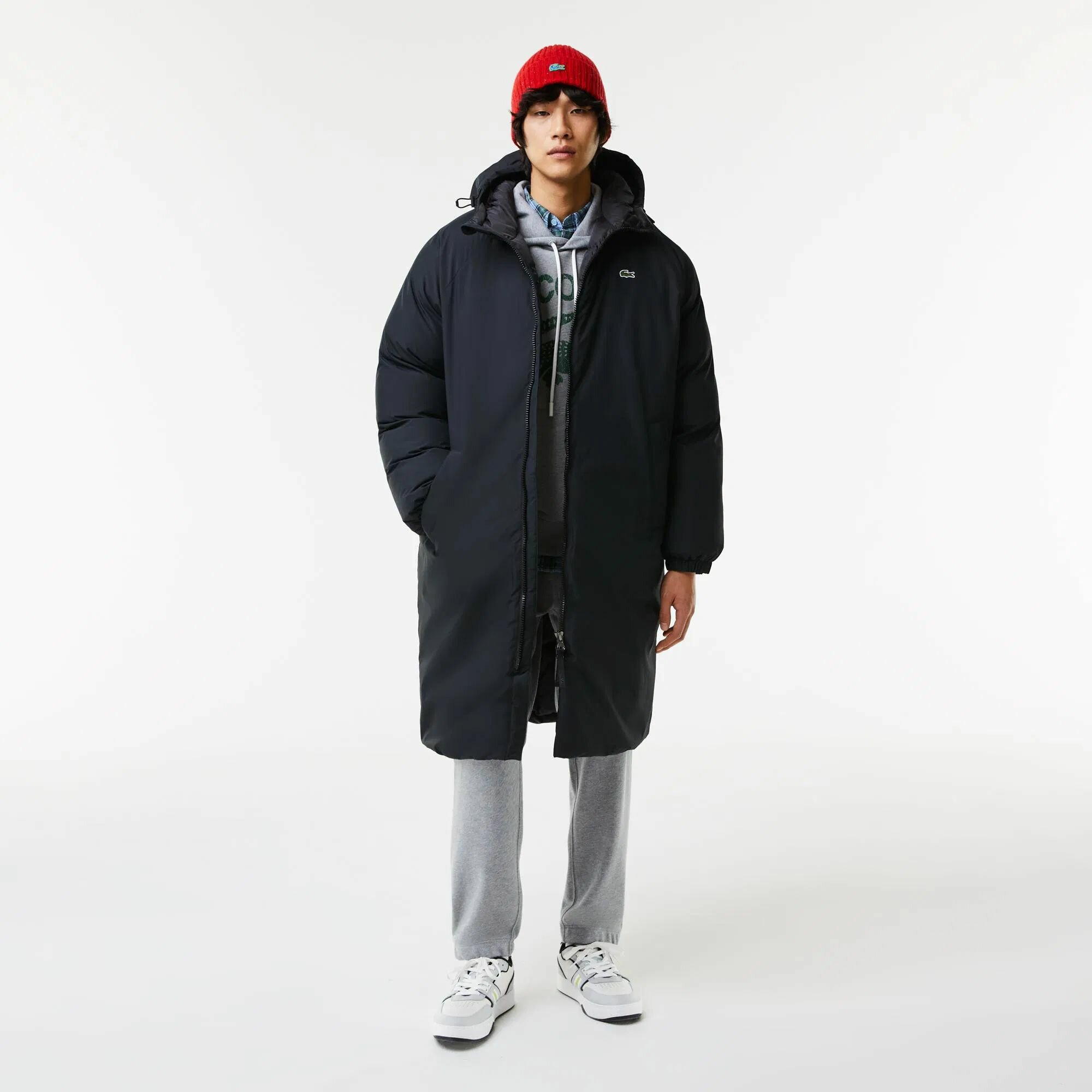 Куртка спортивная LACOSTE Весна-лето 2025, размер T52, черный
