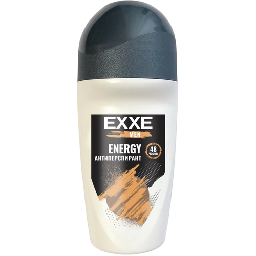 EXXE MEN Дезодорант мужской антиперспирант ENERGY, 50 мл комплект 2 штук дезодорант мужской exxe men energy антиперспирант ролик 50 мл