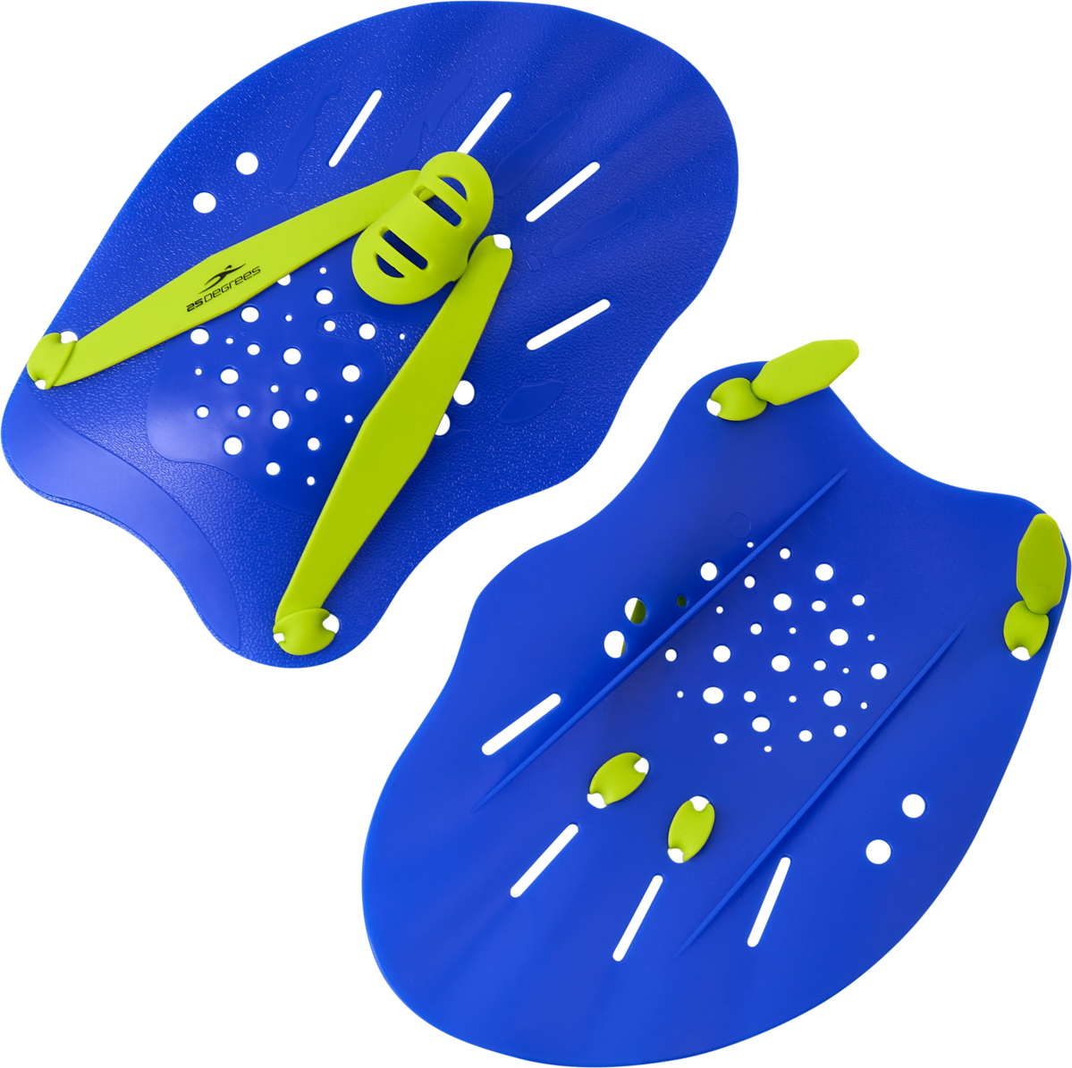 Лопатки для плавания 25DEGREES Alfa Blue/Lime 25D22008