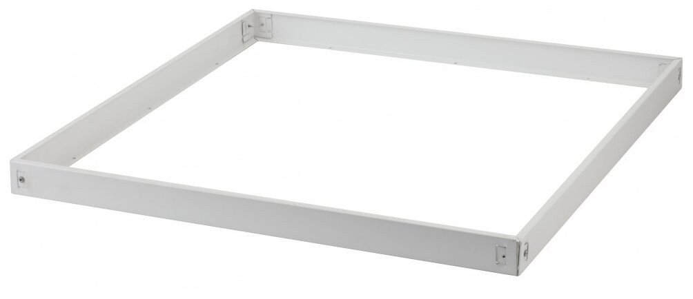 Рамка для накладного монтажа ультратонких светодиодных панелей 595х595 мм, цвет белый ЭРА - фото №1