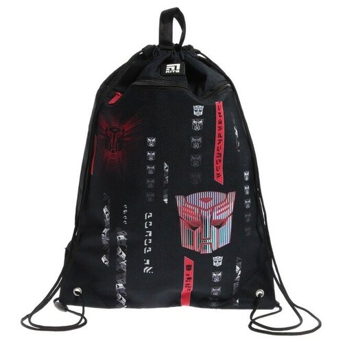 Transformers Мешок для обуви с карманом 490 x 330 мм Transformers Generations чёрный 1460₽