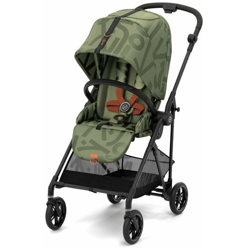 Коляска прогулочная Cybex Melio Street с дождевиком, цвет Olive Green