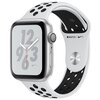 Умные часы Apple Watch Series 4 GPS 44mm Aluminum Case with Nike Sport Band - изображение