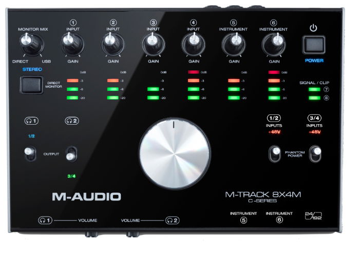 Внешняя звуковая карта M-Audio M-Track 8X4M