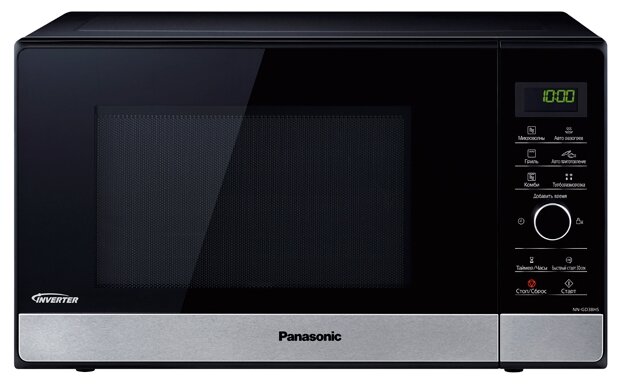 Микроволновая Печь Panasonic NN-SD38HSZPE 23л. 1000Вт черный/серебристый