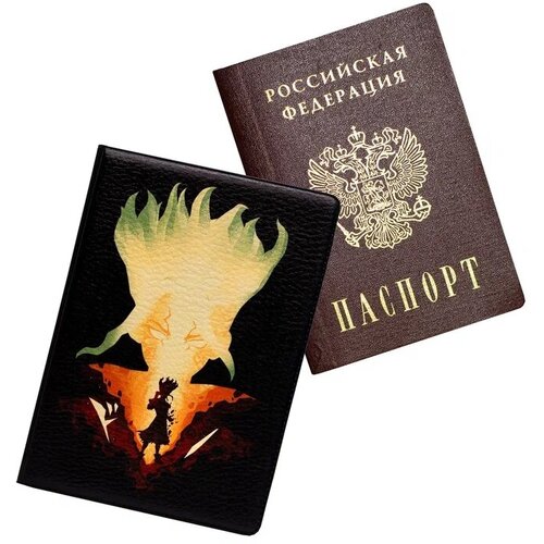фото Обложка чехол на паспорт доктор стоун (dr. stone) keks