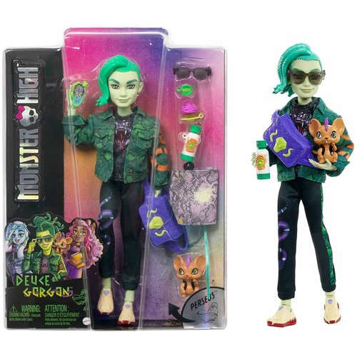 Кукла MONSTER HIGH Basic Generation 3 – Дьюс Горгон Поколение 3 кукла monster high basic generation 3 лагуна блю поколение 3