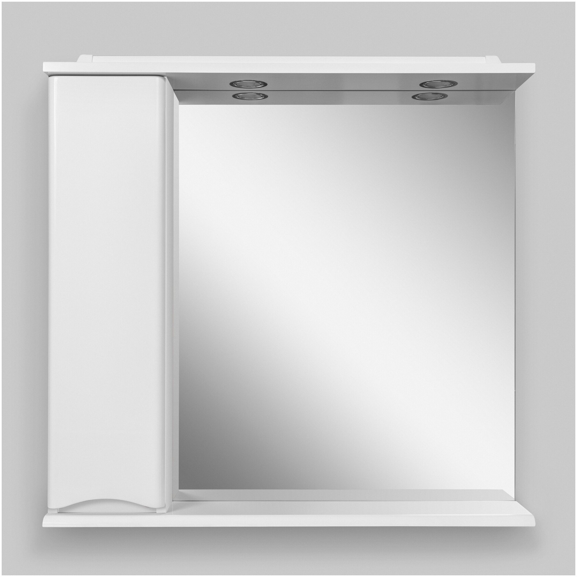 Зеркальный шкаф AM.PM Like левый, с подсветкой M80MPL0801WG - фотография № 12
