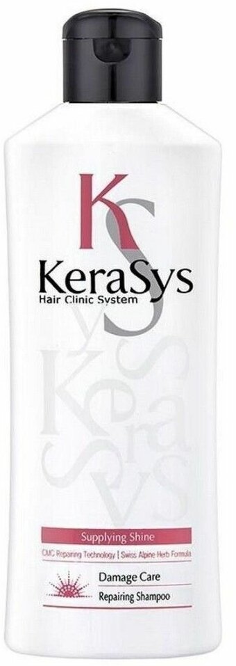 KeraSys Шампунь для повреждённых волос / Repairing Shampoo Damage Care Supplying Shine, 180 мл