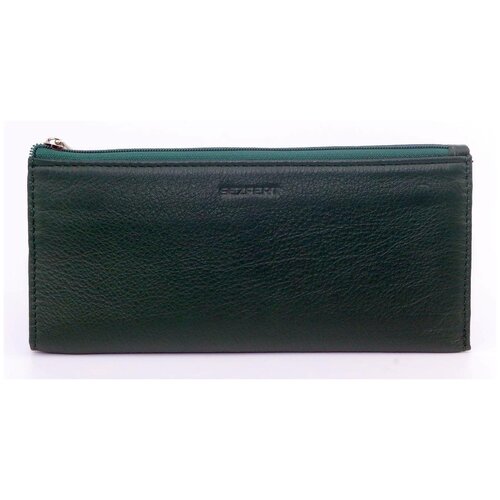 фото Кошелек sezfert, фактура зернистая, матовая, гладкая, зеленый