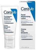 CeraVe Увлажняющий лосьон для лица Для нормальной и сухой кожи 52 мл