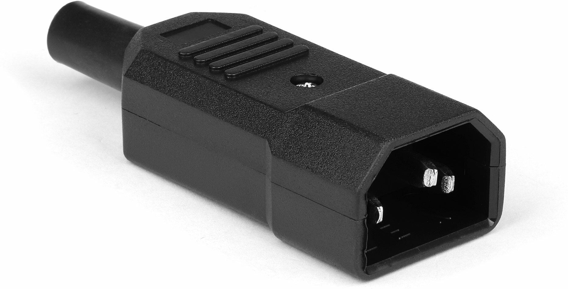 Вилка Lanmaster LAN-IEC-320-C14 IEC 60320 C14 10A 250V black - фотография № 5