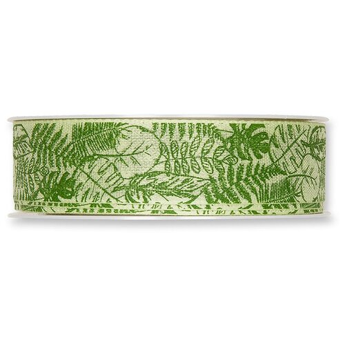 Тесьма Efco декоративная пришивная Листья, 25 мм, 19 м, 1257161