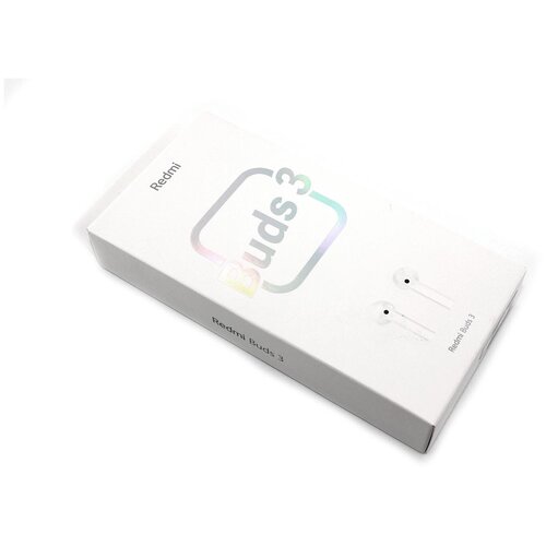 Наушники Xiaomi Redmi Buds 3 беспроводные с док станцией белые 370900₽