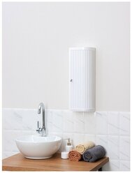 Набор для ванной комнаты Berossi угловой, Hilton Left, цвет снежно-белый, пластик (АС 33101000)