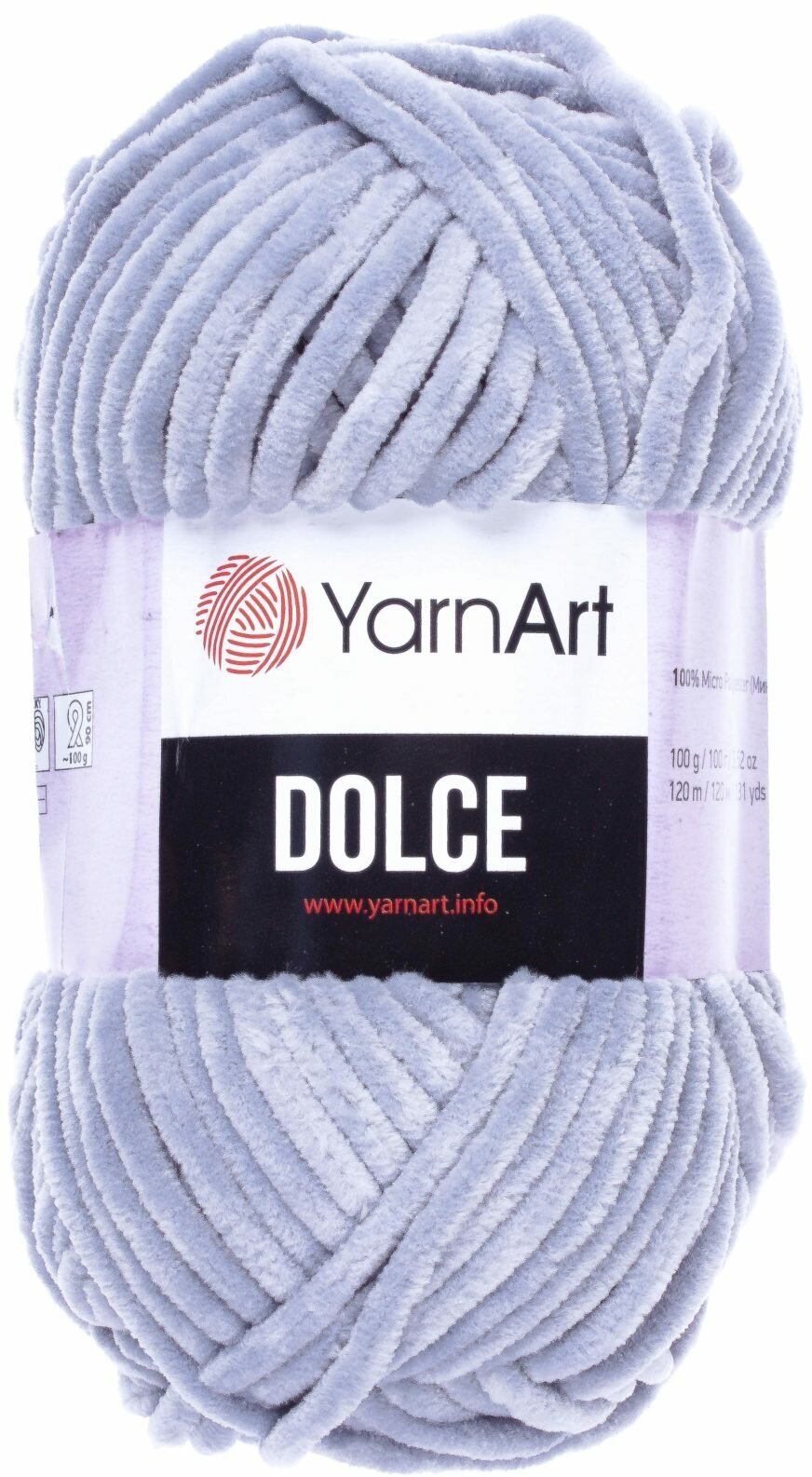 Пряжа YarnArt Dolce мышиный (782), 100%микрополиэстер, 120м, 100г, 1шт