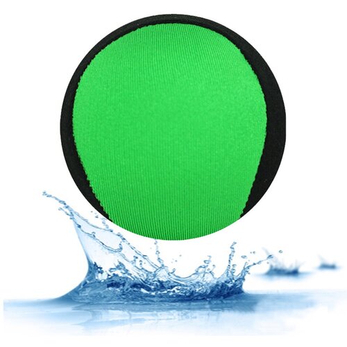 Летающий мяч Waboba Ball для игры на воде черно-зеленый 290₽