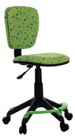 Компьютерное кресло Бюрократ CH-204-F , обивка: текстиль , цвет: зеленый кактусы