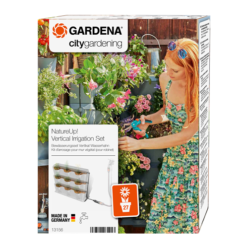 GARDENA Набор капельного полива для вертикального садоводства 13156-20, 1.5 м, 9 шт. комплект для полива gardena комплект flex 1 2 1 5 м