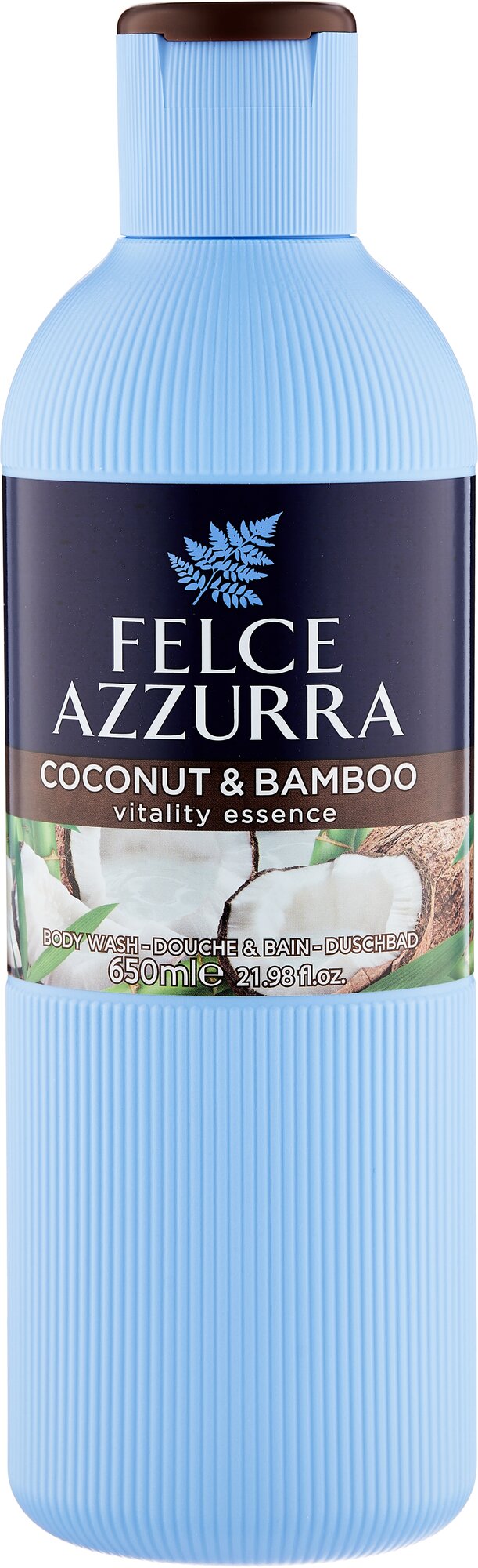 Гель для душа и пена для ванн Felce Azzurra Coconut and bamboo