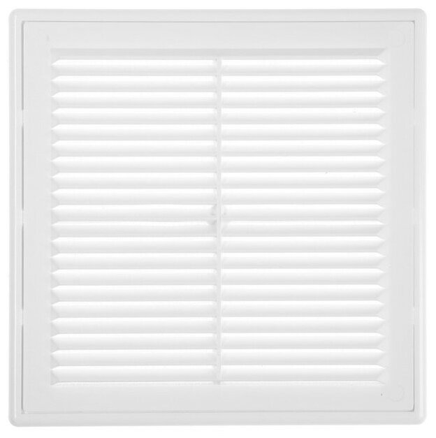 фото Решетка вентиляционная ZEIN Люкс ЛР210, 210 x 210 мм, с сеткой, разъемная