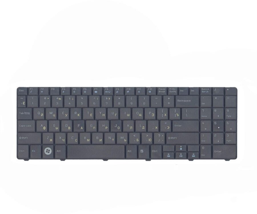 Клавиатура (keyboard) NK81MT09-01003D-01/B для ноутбука MSI MegaBook CR640 CX640 A6400 CR643 CX640DX MS-16Y1 Series DNS 0123257 черная