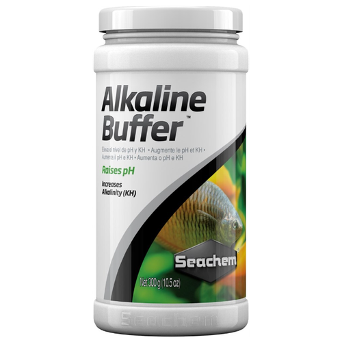 добавка seachem acid buffer для снижения ph 70гр 2гр на 80л Добавка Seachem Alkaline Buffer для повышения pH и KH, 300гр, 6гр. на 80л.