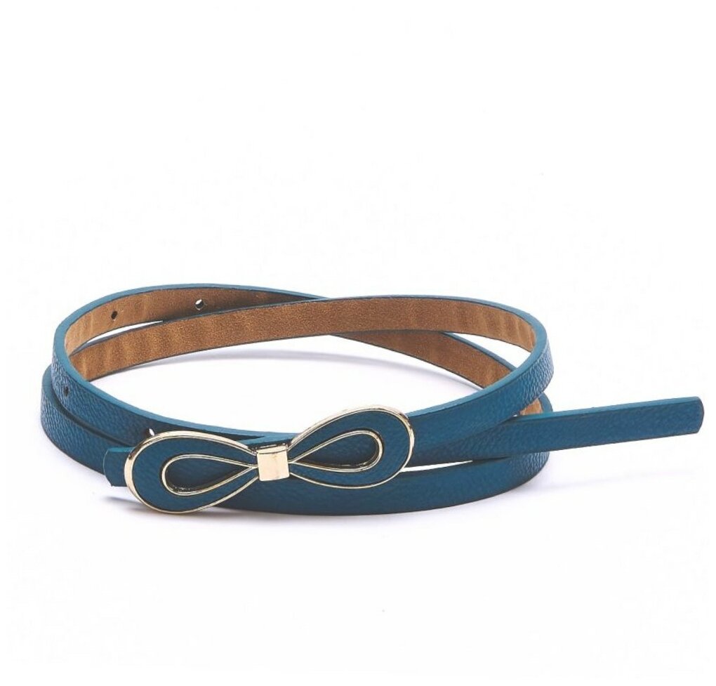 фото FB-1117-70 голубой ремень Fancy's bag