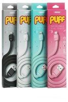 Кабель Remax Puff USB - Apple Lightning (RC-045i) 1 м розовый