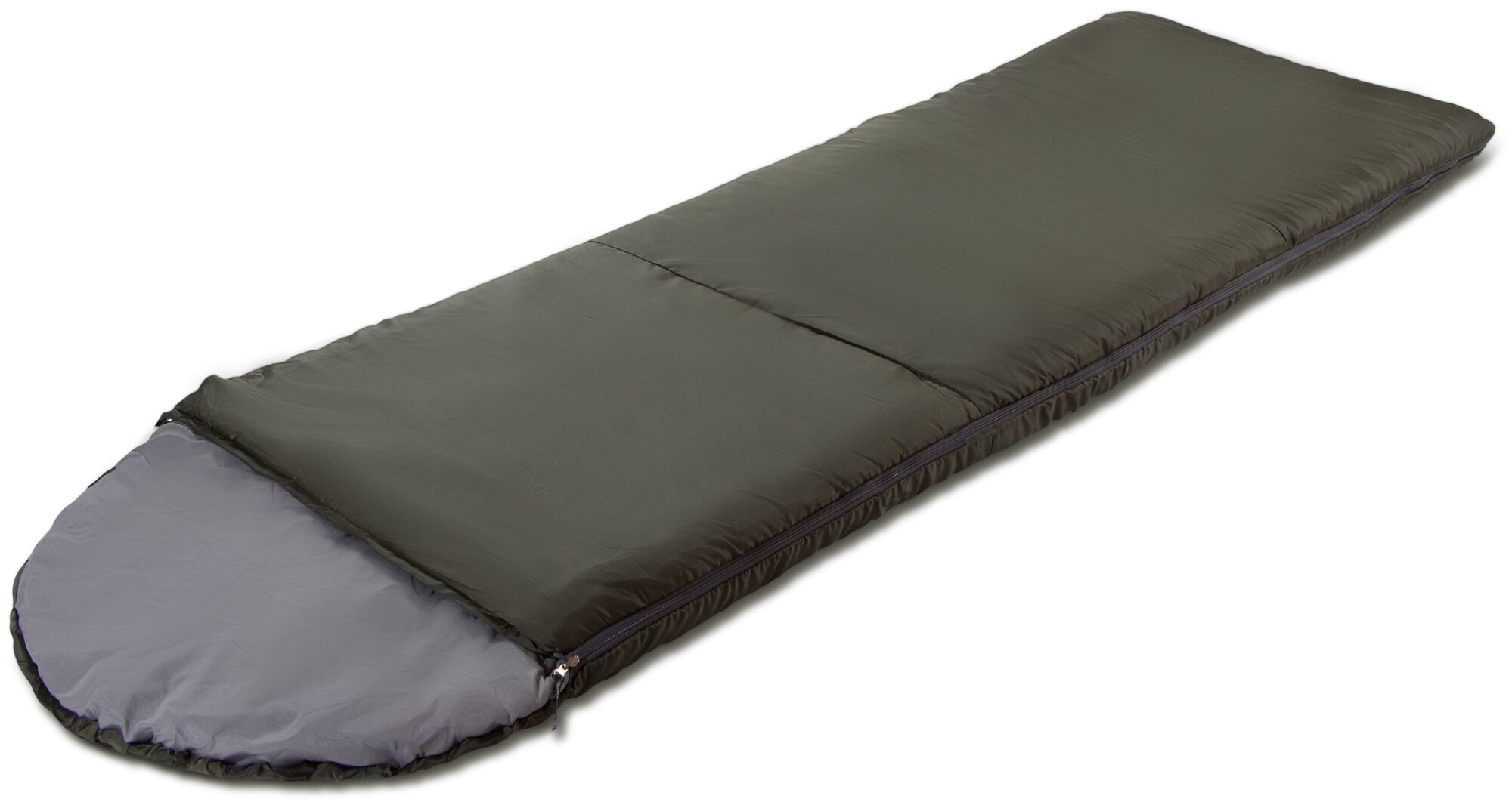 Спальник-одеяло для лета Urma Карелия -5L (Тк +10, 237х77 см/ Хаки)