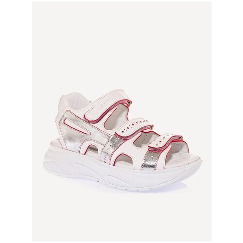 фото Сандалии minimen, ж цвет белый-красный, размер 28