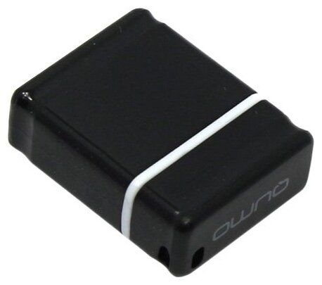 4Gb Qumo Nano Black USB 2.0 (qm4gud-nano-b) Qm4gud-nano-b