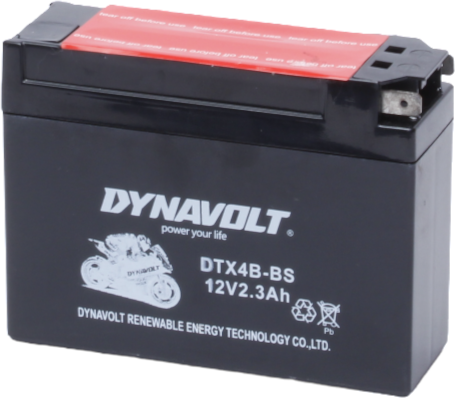 Аккумулятор Dynavolt DTX4B-BS 12V AGM