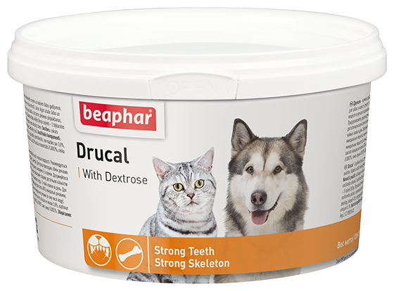 Beaphar ® "Drucal" Минеральная смесь для собак кошек банка, 250 гр