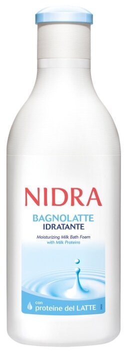 Nidra Пена-молочко для ванны с молочными протеинами увлажняющая 750 мл