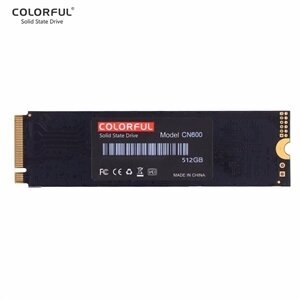 Жесткий диск SSD Colorful 512Gb M.2 2280 PCI Express [CN600 512GB] M.2 2280 512GB Colorful CN600 Client SSD CN600 512GB PCIe Gen3x4 with NVMe, 1800/1500, 3D NAND, RTL