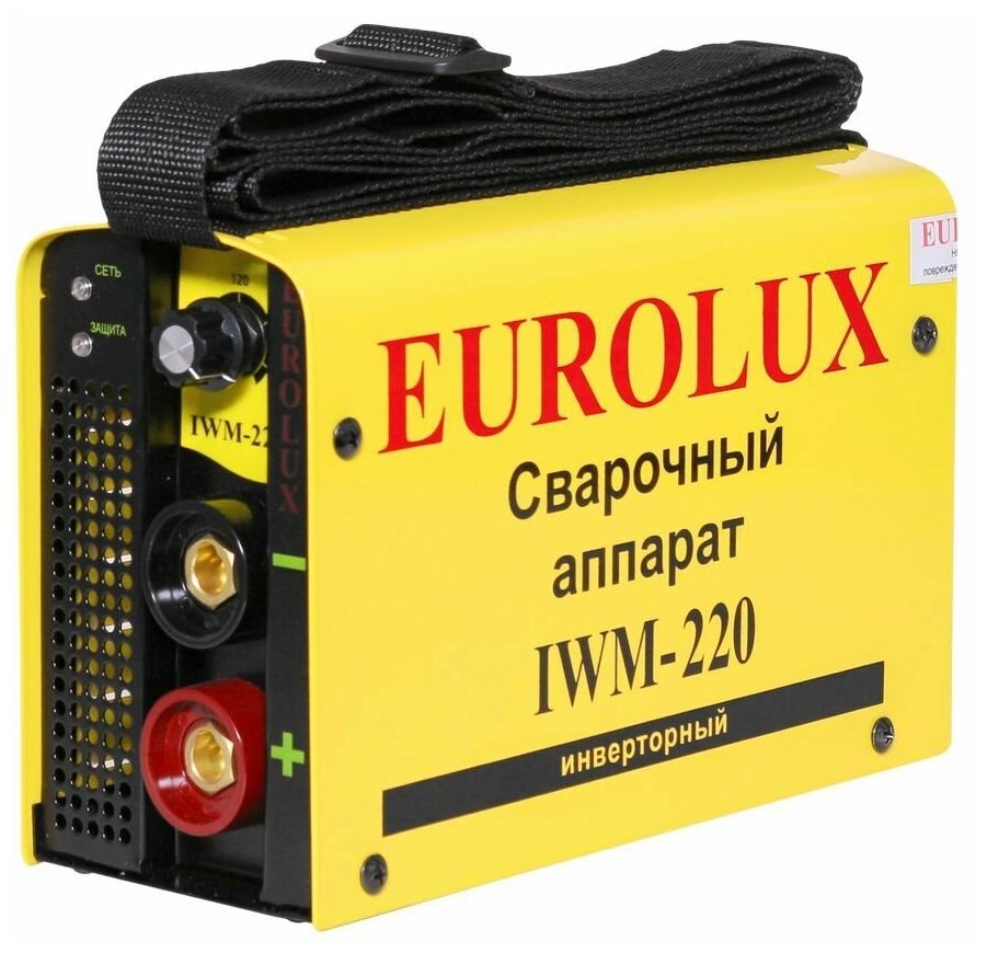 Сварочный аппарат инверторный IWM220 Eurolux , 220 ампер , комплект кабелей - фотография № 6