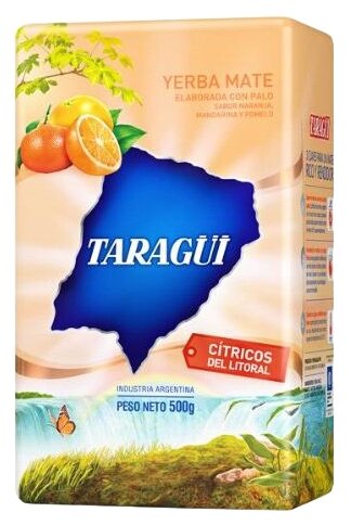 Чай травяной Taragui Yerba mate Citrocos del litoral 500 гр - фотография № 1