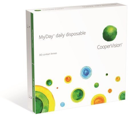 MyDay daily disposable 90 линз В упаковке 90 штук Оптическая сила -10 Радиус кривизны 8.4
