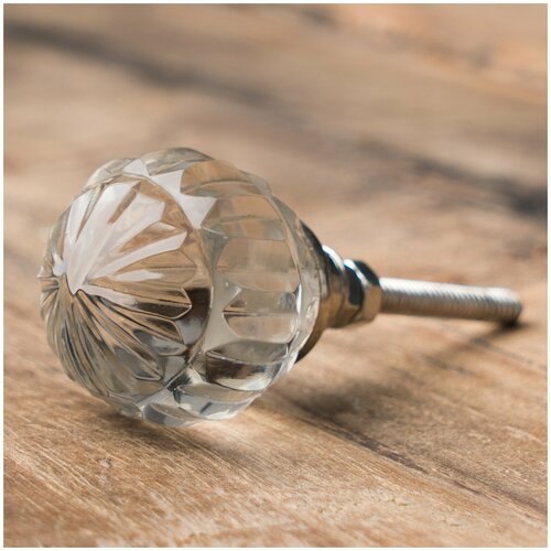 Мебельная ручка Clear Glass Anvers Knob 3