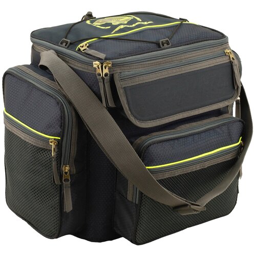 AQUATIC Термо-сумка Aquatic С-20С с карманами (синий, 40х32х35 см)